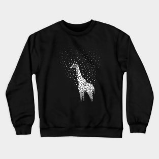 Hollow-Albino Giraffe Crewneck Sweatshirt